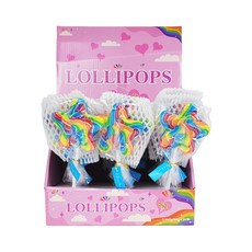 투데이 롤리팝 별모양 레인보우 막대사탕, 60g, 24개