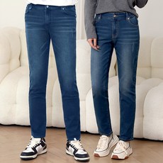 TURNKEY 男女通用 451 復古水洗緊身牛仔褲