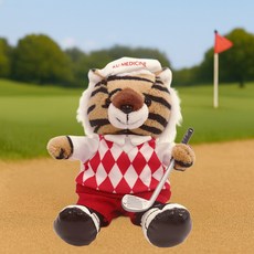 호의랑 키링 스포츠에디션(골프), 1개, 브라운, 12cm