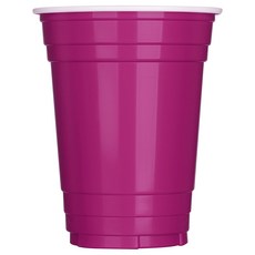 台灣派對杯 桃紅款 450ml, 1個, 50個裝