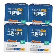 산모용패드 액티브 그린케어 위생깔개 까는기저귀 클린매트 10매x4팩, 4박스, 10매입