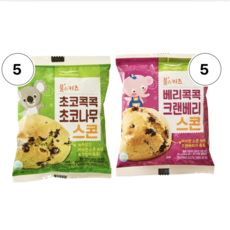 초코콕콕 초코나무스콘 + 베리콕콕 크랜베리스콘, 85g