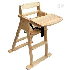 원목 접이식 아기 하이체어 식사 의자 안전 가드 탈부착 테이블 가정용 어린이, 상세페이지 참조