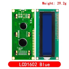 아두이노 1602 LCD 모듈 블루 그린 스크린 IIC UNO r3 mega2560 로트당 1 개, 01 lcd1602 Blue