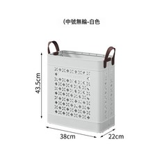 家用收納筐可摺疊髒衣簍帶輪雜物收納箱加厚塑料衣物玩具置物籃子, 1個, 8101髒衣籃