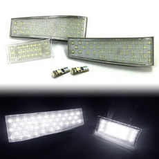 汽車閱讀燈 Led 適用 08-11 W204 W207 W212 GLK 白光 12V