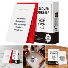 자신을 발견하는 퀴즈 질문 카드 대화 시작 게임 성인 가족 데이트 위한 깊은, 01 빠른