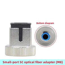 광섬유 커넥터 SC ST FC 광 파워 계량기 변환 어댑터 M16 M8, 1개, 05 SC M8