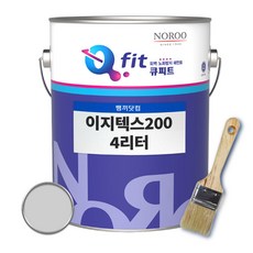 노루페인트 수성 외부용 페인트 이지텍스 200 수성페인트 4L, 1개, 회색2