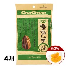 가가왕 중국식품 챠챠 해바라기씨 코코넛향, 4개