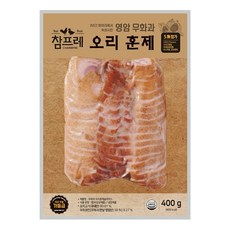참프레 무화과 훈제오리 슬라이스 400g 국내산 오리훈제, 12개