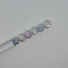 B6 볼펜꾸미기 볼꾸 동대문 꾸미기 DIY 알록달록 볼 원형 구슬 투명 12mm 오로라