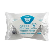 CAFEC Trapezoid 103 | 컵 5-7 Abaca 사다리꼴 종이 필터 AB-103/100W, CAFEC Trapezoid 103 | 컵 5-7 Ab