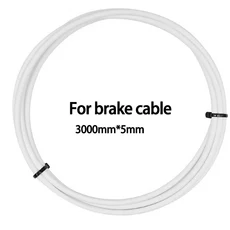 TRLREQ 3미터 4mm 자전거 변속 케이블 하우징 브레이크 파이프 튜브 라인 MTB 로드 산악, 04 5mm Brake White