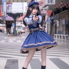 CLAS 蘿莉塔兔子警官Cos服套裝，正版授權，二次元學生角色扮演，漫展派對推薦