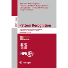 (영문도서) Pattern Recognition: 27th International Conference Icpr 2024 Kolkata India ... Paperback, Springer, English, 9783031781858