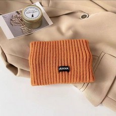 MDMS 楊超越同款髮帶，多色可選 韓版字母網紅寬邊洗臉彈性針織運動髮帶，日常百搭頭飾, 橙色, 1個