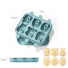 GUEFOON 矽膠雪糕模具, 1個, 矽膠（2614）