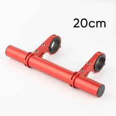 10/20/30cm 자전거 라이트 홀더 핸들 바 익스텐더 클램프 31.8MM 사이클링 자전거 프레임 자전거 라이트 용, 1개, 1)red 20cm