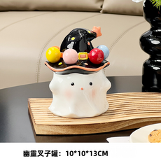 HYLSS 水果叉套裝收納罐款, 1個, 黑色:如圖8367