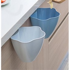 주방 쓰레기통 다용도 싱크대 휴지통 싱크대거치대 음식물봉투걸이, 핑크