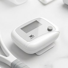 하네르 디지털 클립 만보기, 1개, 노블화이트