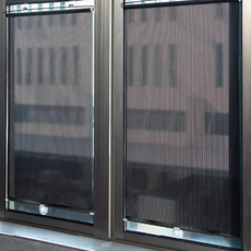 창문 햇빛 차단 통풍 블라인드 사생활 보호 베란다 시스템창 탈부착 설치 간편