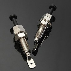 호환 후드 도어 핀 스위치 조정 가능한 알람 라이트 후드 나사 차량 알람 보안 조정 가능한 자동 트럭 2, 1개