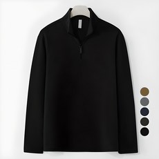 M.N.C 男款Heat Up發熱刷毛半拉鍊長袖T恤 MDIT147PH