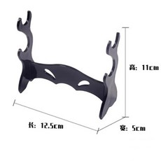 마법지팡이 마술봉 마법봉 요술봉 만화영화 2 단계 브래킷 스탠드 아크릴 쉽 매직 컬렉션 소드 블랙 거치대 지팡이 랙 디스플레이, Large, 1개