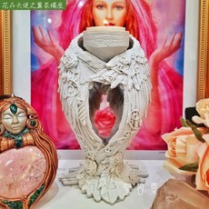 花卉天使之翼茶燭座 燭台 燭臺 居家裝飾/擺飾/擺件