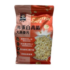 QUAKER桂格高蛋白高纖大燕麥片680g，高纖飽足感，全素食可用，健康早餐首選, 680g, 1個