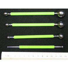 造研所 丸棒工具組4入 蛋糕工具 翻糖工具 雕塑工具 黏土工具, 1個