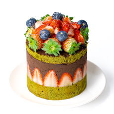 (평일 낮 12시전 주문 오늘출발) 케익팩토리 딸기말차케이크, 1개, 720g