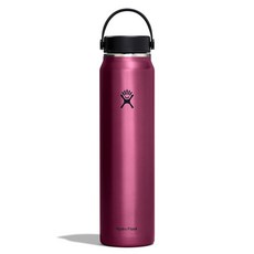 하이드로 플라스크 트레일 시리즈 와이드 플렉스캡 보틀 710ml 서펜틴, 40 Oz, GARNET RED