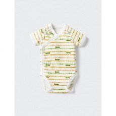 유니클로 그림책 컬렉션 바디 슈트 하라페코 아오무시 - 앞트임 OFF WHITE