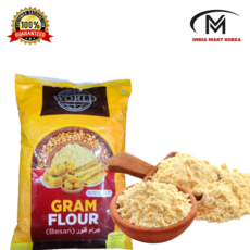 World Besan Chickpea flour Gram flour 병아리콩 가루, 1kg, 1개