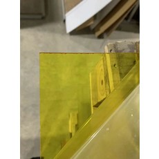 아크릴 전시대 옷가게 매장 거치대 받침대 디스플레이 진열대, 300x300mm 600, 옐로우