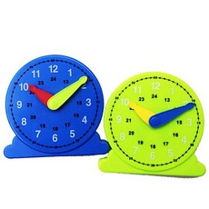 (네모세모) ON-tact 학습꾸러미 모형시계 시간학습, 1개
