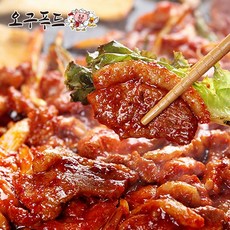 [냉장] 오구푸드 양념 오리주물럭 무항생제 500g 1kg