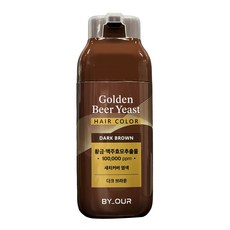 [엔핑] 바이아우어 맥주효모 염색제 골든비어이스트 새치커버염색 240g, 1개, 다크 브라운