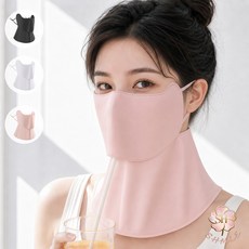 여름 야외활동 쿨 자외선차단마스크 자외선마스크 골프 등산 자전거 스포츠마스크 자외선 차단 마스크