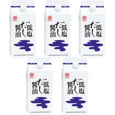 가마다 간장 저염이고 간장 200ml × 5병