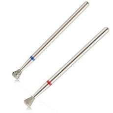 네일드릴비트 셀프 각질 케어 쿤자오 2개 세트 다이아몬드 네일 드릴 비트 프렌치 매니큐어 에머리 도구 머신 액세서리 아트 디자인 제거 01, 11 set