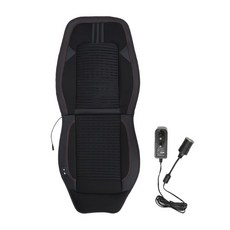 자동차 사무실 의자 쿨링 차량용 방석 통풍 안마 시트 + 220v 가정용 시거잭 변환 어댑터, 통풍안마시트 TP-02 + 12V 시거잭 가정용, 1개