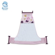 KUKU酷咕鴨 成長印記可調式安全沐浴網 (不含浴盆), 粉色, 1個