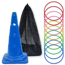 준비끝 고리던지기 고리10개 세트, 1세트, 블루