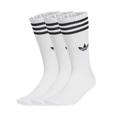 ADIDAS 3S 運動長襪 (3入), 1個, 白