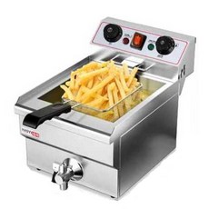 전기 튀김기 치킨 돈가스 바스켓 감자 탁상용 꼬치, 1개, 고급형 13L 유수분리 3250W