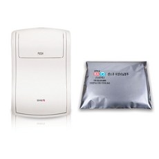 센스큐 에어 미니3L 벽걸이 휴지통 + 리필봉투300매, 화이트 + 리필300매